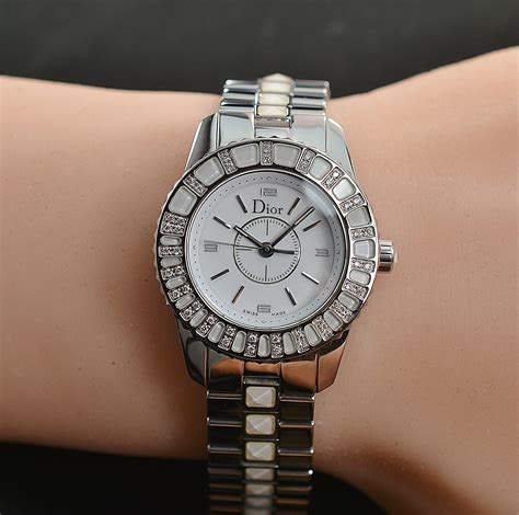 dior cristal|Dior crystal watch.